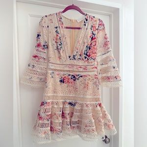 Zimmermann Embroidered Mini Dress Size 0